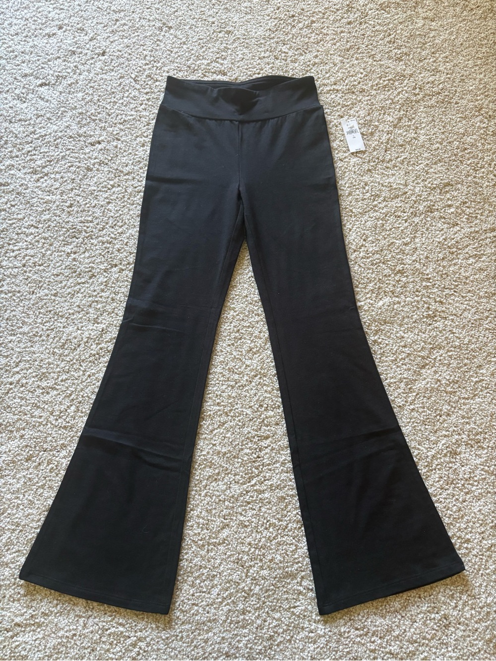 GAP Girls Black Flared Yoga Pants